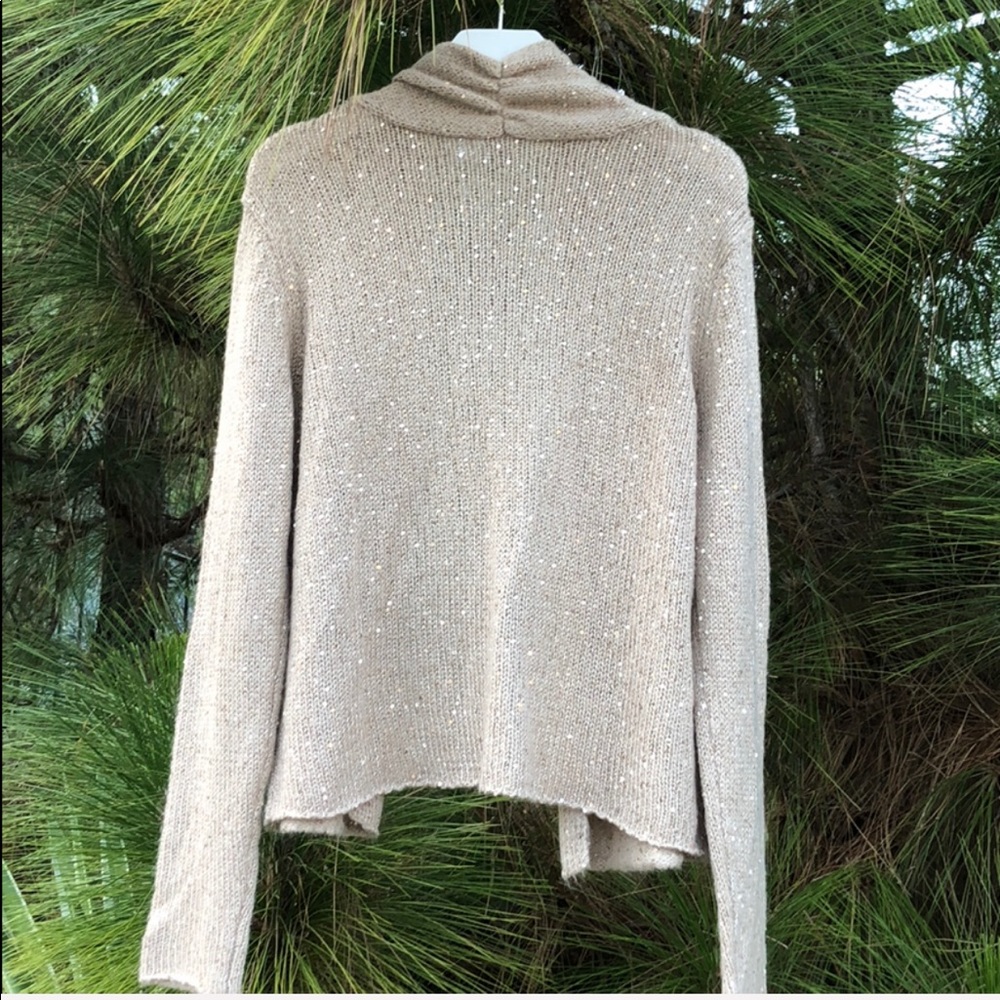 J. Jill Beige Knit Cardigan - Picture 5 of 6